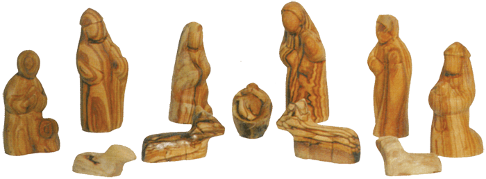 Nativity Set 12 Pcs (Abs. Small) 10 cm