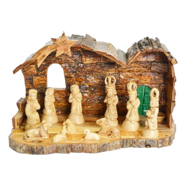 Crib and Nativity Set