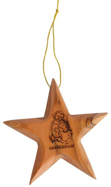 Christmas Ornament Star (Laser Engarving)