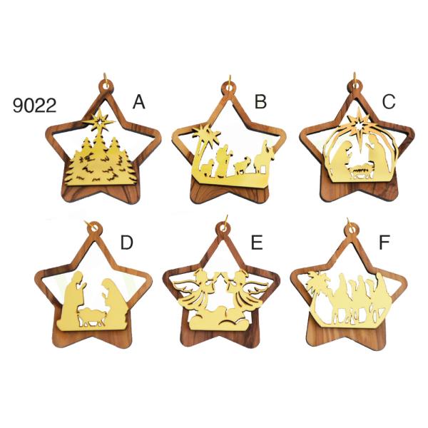 Christmas Ornaments - H: 7cm