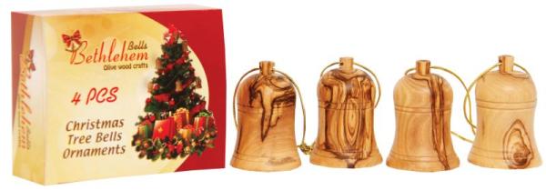Christmas Ornaments Bells (4pcs packed in gift box)