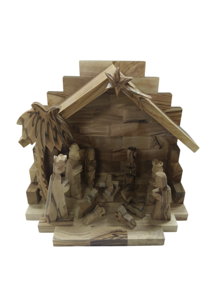 Crib Nativity 23 x 16 cm
