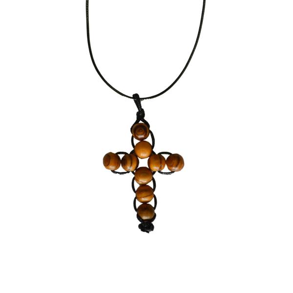 Beads cross neckless big
