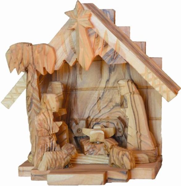 Mini crib with holy family 14.H