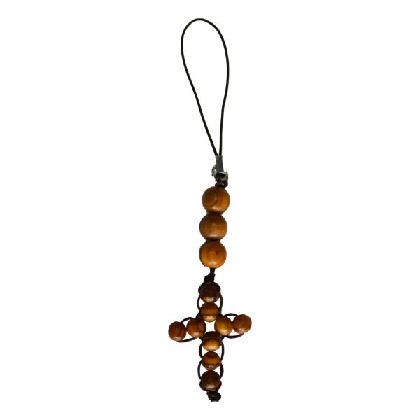 Beads cross for mobile