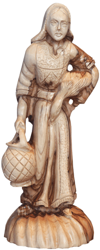 Bedwin Woman Carrying Duck & Meal 20 cm