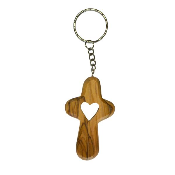 Cross with heart